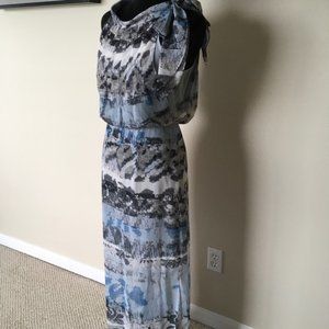 REISS Graphic Maxi Dress Sz8